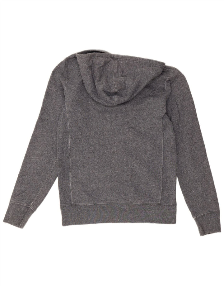 Levi's Sudadera con capucha y cremallera para hombre, talla pequeña, algodón gris