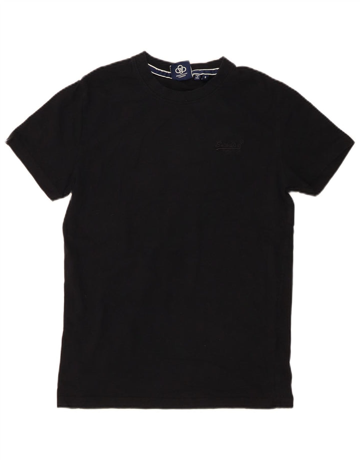 Superdry Camiseta para hombre Top Small Black Cotton