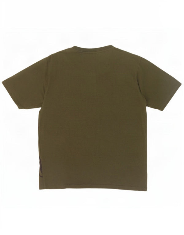 AUSTRALIAN L'ALPINA Camiseta gráfica para hombre Top grande de algodón caqui