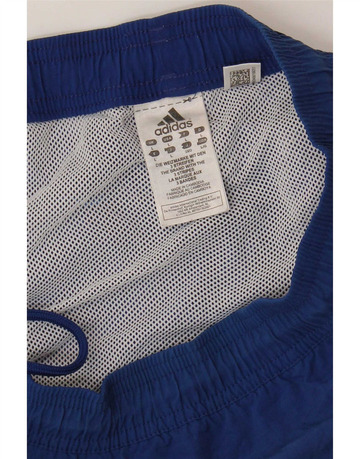 Adidas Hombre Bañador Bañador Gráfico Grande Azul Colorblock Poliamida