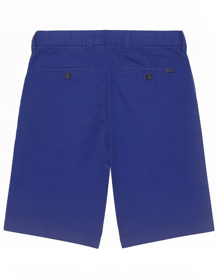 Marks & Spencer Pantalones cortos chinos para hombre mediano W30 algodón azul