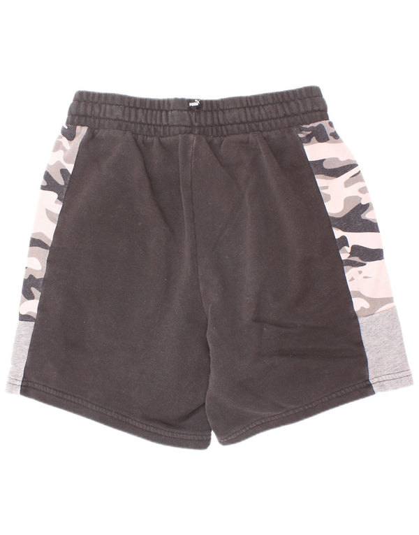 Puma Pantalones cortos deportivos para niño 13-14 años Negro Camuflaje Algodón