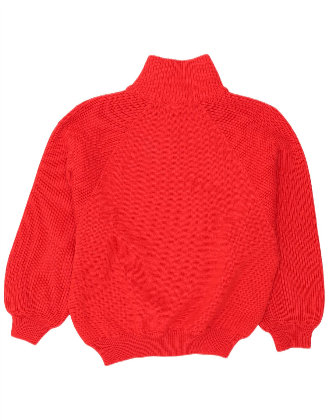 Skipper's Suéter tipo jersey con cuello y botones para hombre IT 48 Lana roja mediana