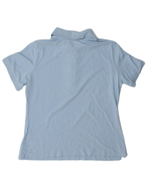 Luisa Spagnoli Polo para mujer UK 46 Large Viscosa azul