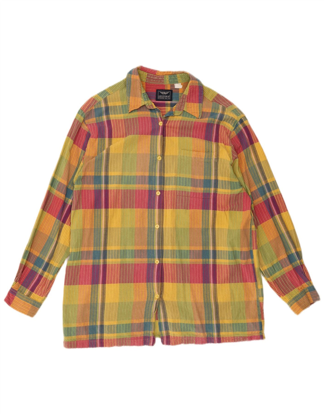 Camisa Arizona Mujer UK 40 XL Algodón Cuadros Multicolor