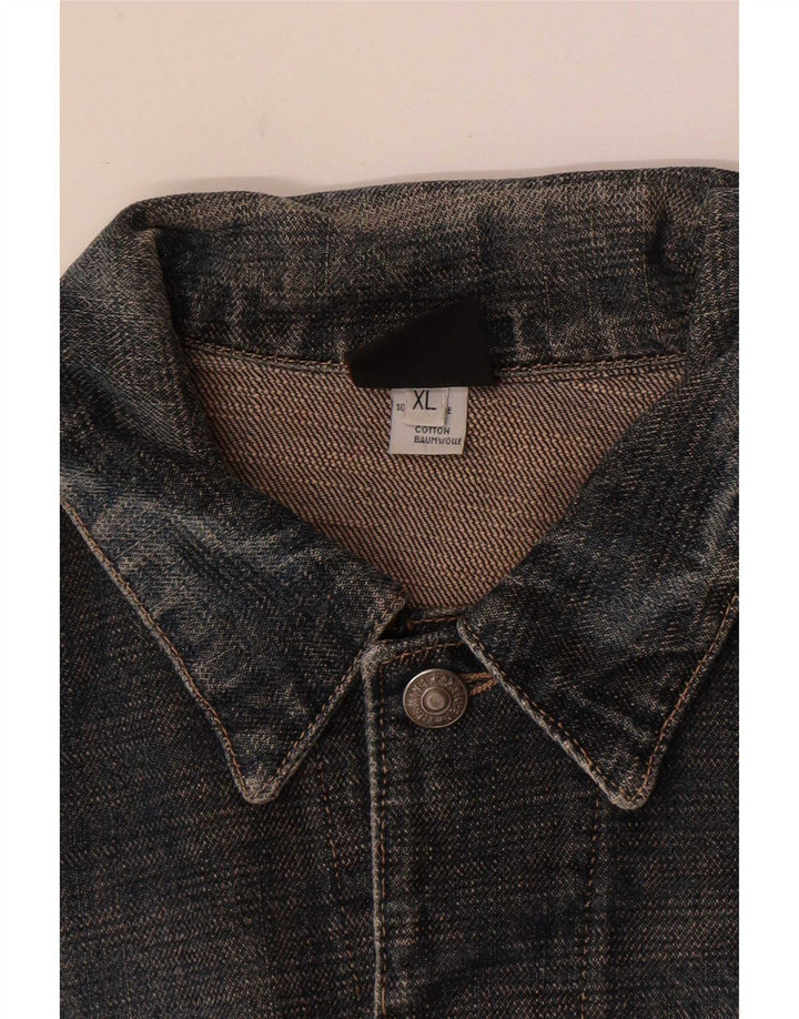 Vitamina Chaqueta Vaquera Mujer UK 40 XL Algodón Gris