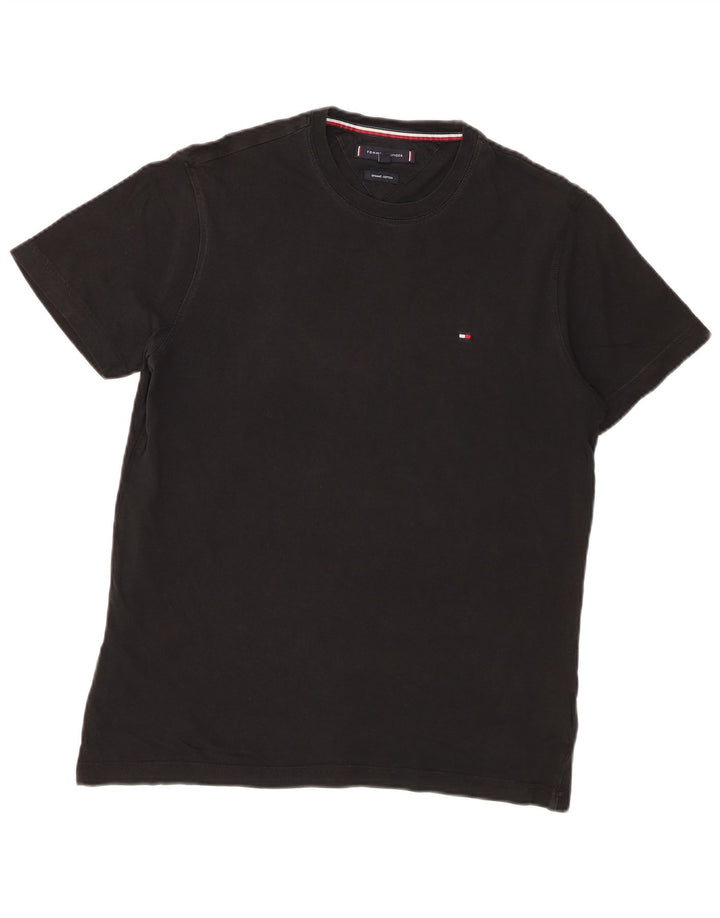Camiseta Tommy Hilfiger Hombre Top Medium Negro Algodón