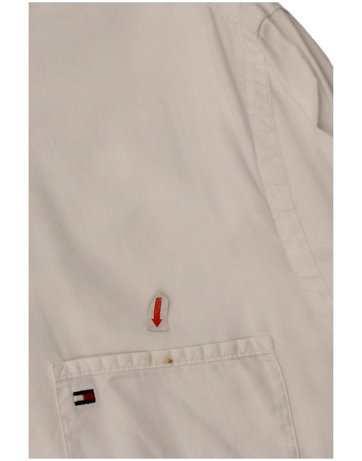 Camisa Tommy Hilfiger Hombre Slim Fit Blanco Medio