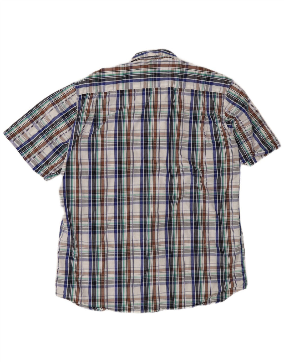 Camisa Barbour Hombre Manga Corta Regular Fit XL Cuadros Multicolor