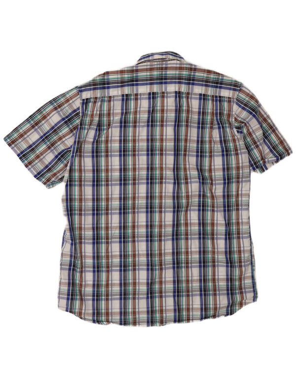 Camisa Barbour Hombre Manga Corta Regular Fit XL Cuadros Multicolor