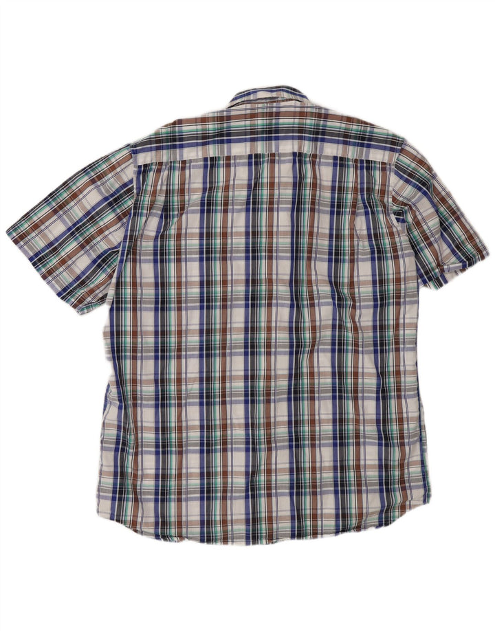 Camisa Barbour Hombre Manga Corta Regular Fit XL Cuadros Multicolor