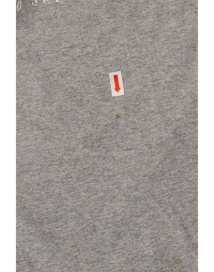 ADIDAS Camiseta gráfica para hombre Top Small Grey Cotton