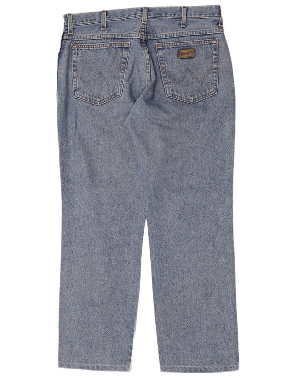 Wrangler Vaqueros rectos regulares Texas para hombre W36 L28 Algodón azul