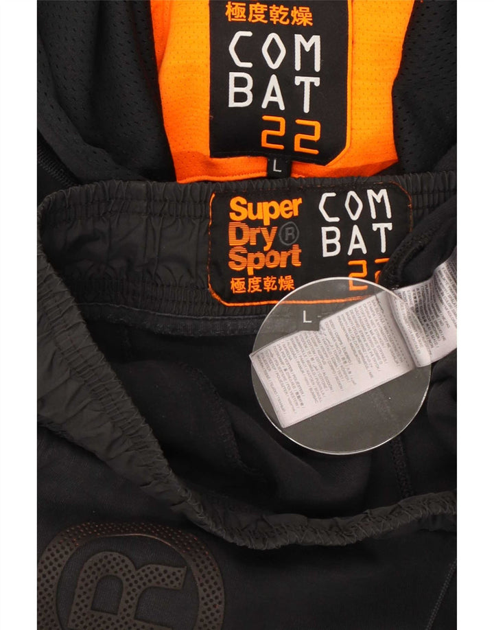 Chándal Superdry Graphic Full para hombre de algodón negro grande