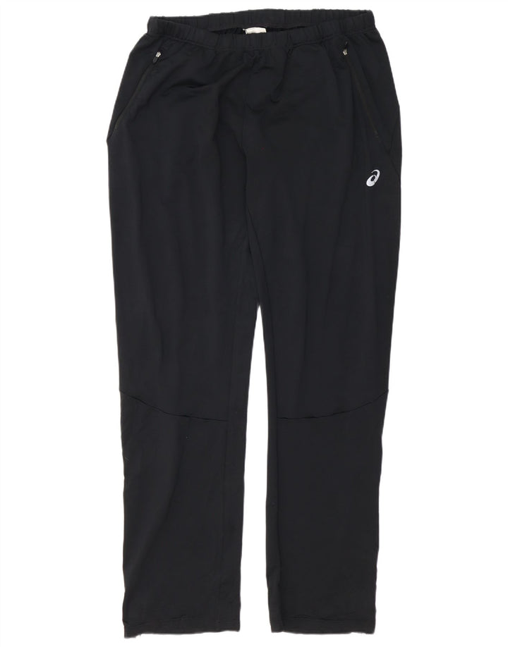 Asics - Pantalón de chándal para hombre, talla 40, XL, poliéster negro