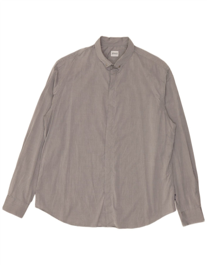 Camisa Armani Collezioni Hombre 2XL Gris