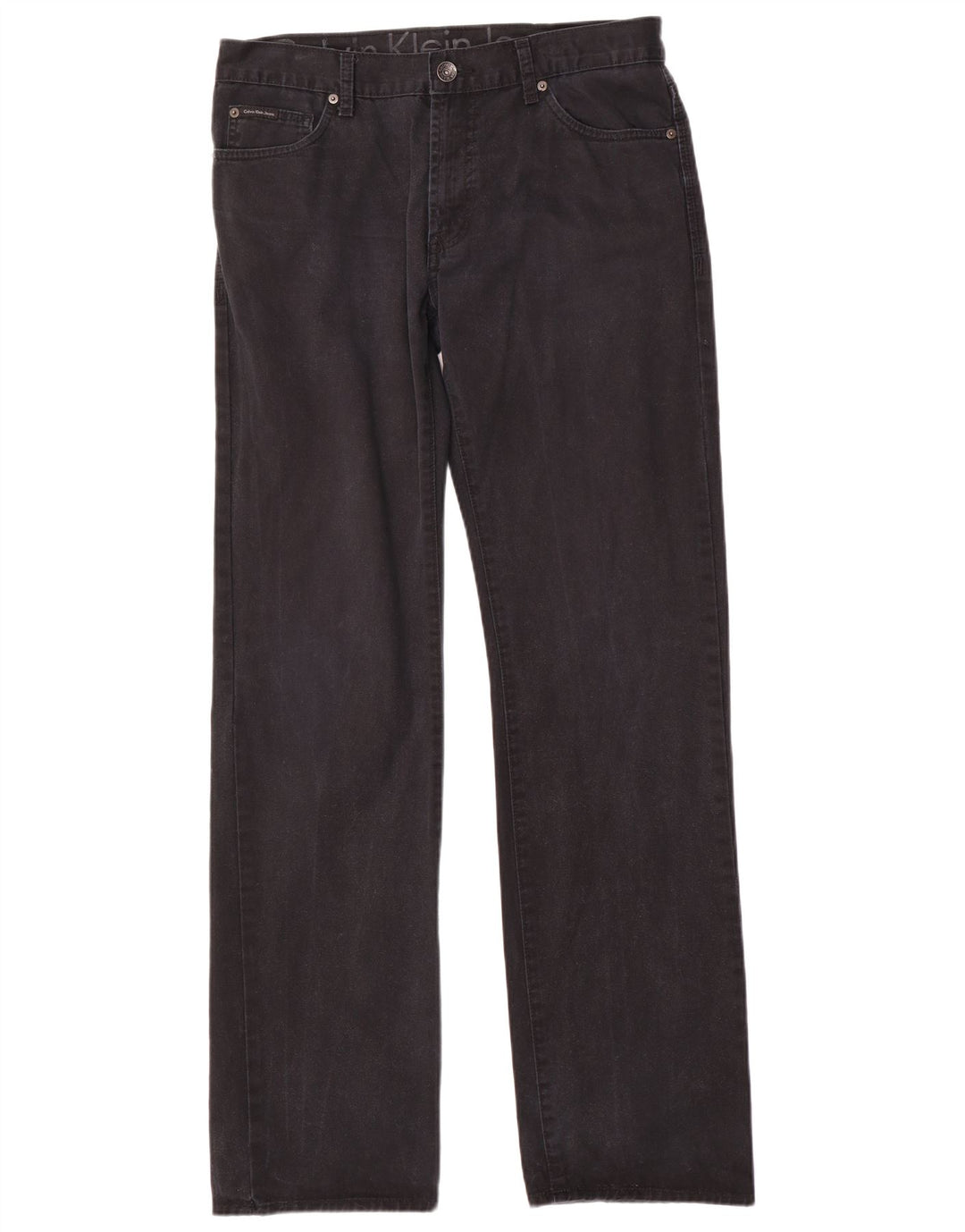 Calvin Klein Jeans rectos para hombre W33 L34 Algodón azul marino