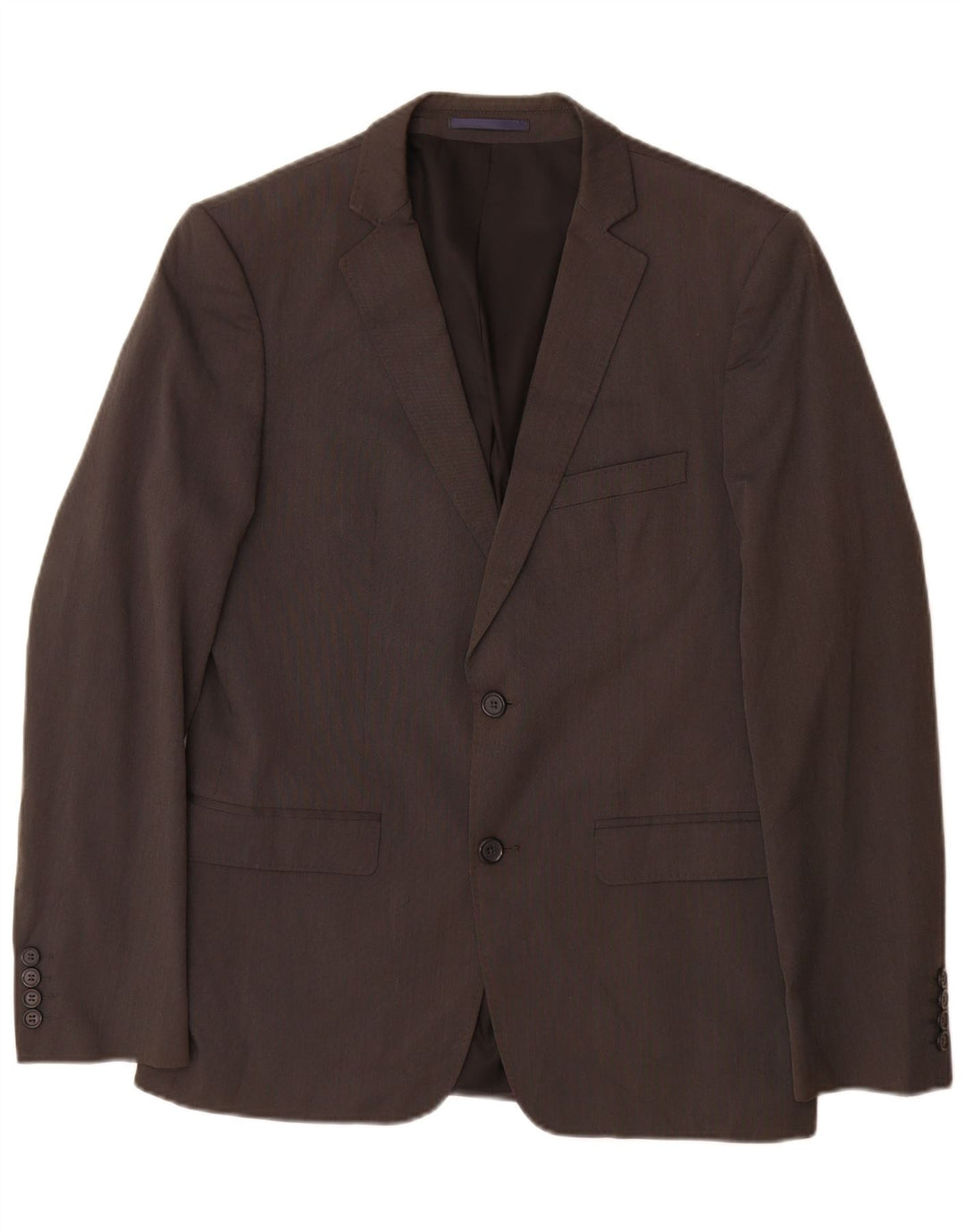 Zara Chaqueta tipo blazer de 2 botones para hombre EU 48 Gris medio