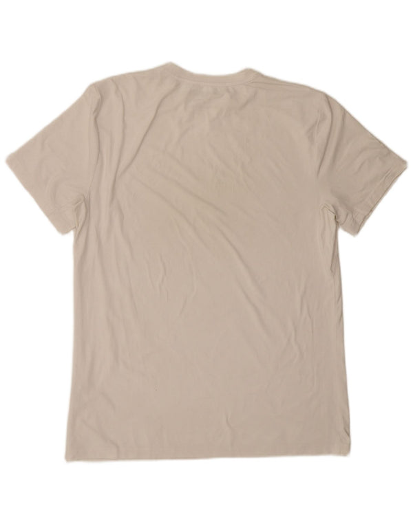 Camiseta Calvin Klein Hombre Top Mediano Poliéster Blanco