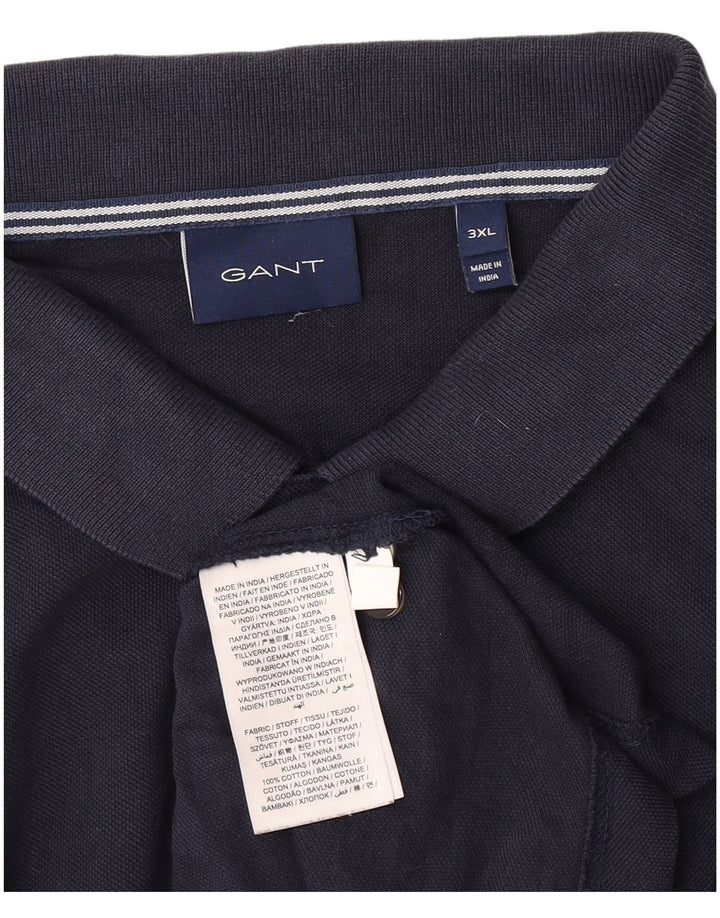 Gant Polo Hombre 3XL Azul Marino Algodón