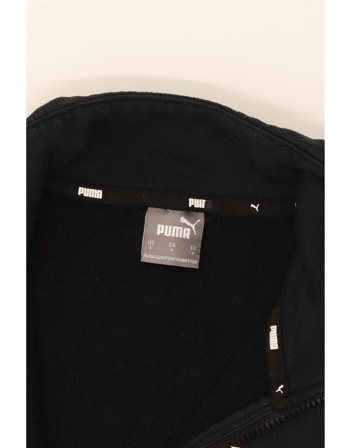 PUMA Mens Tracksuit Top Jacket Small Black Colourblock Vintage Puma and Second-Hand Puma from Messina Hembry 