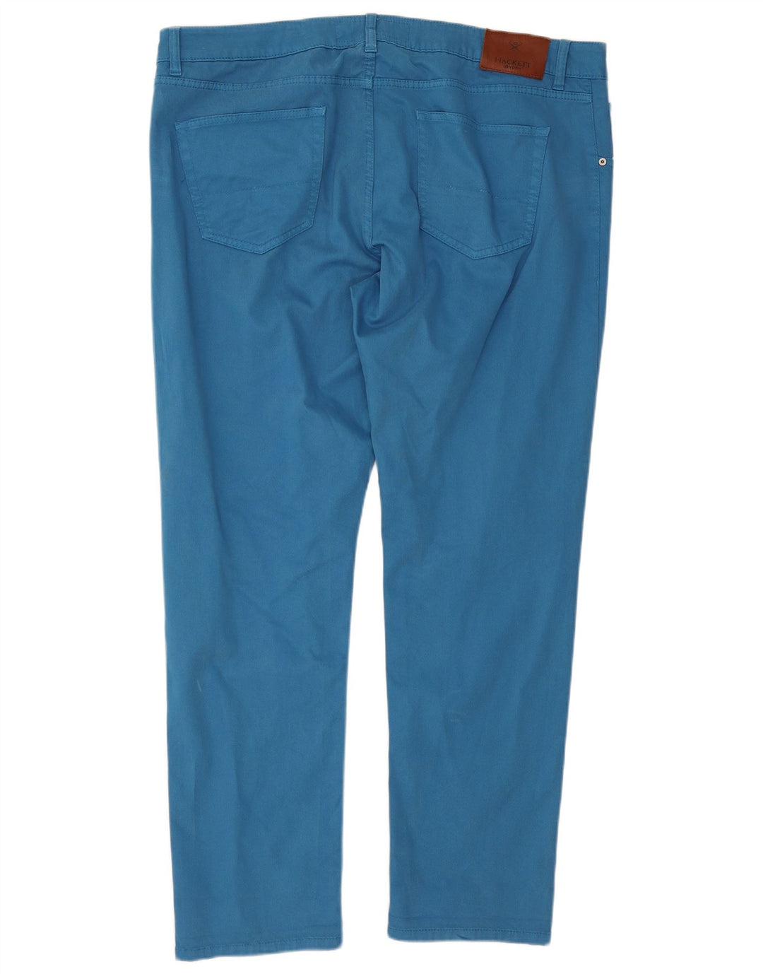 Hackett Pantalones Casuales Rectos Para Hombre W44 L31 Algodón Azul