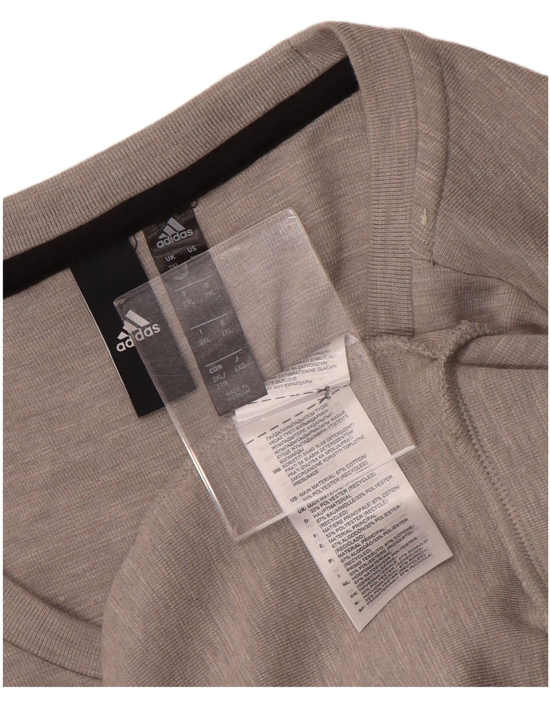 Adidas Hombre Sudadera Jumper 2XL Gris