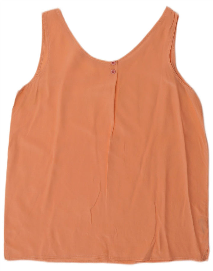 BALLOON Blusa sin mangas para mujer UK 44 Seda naranja mediana