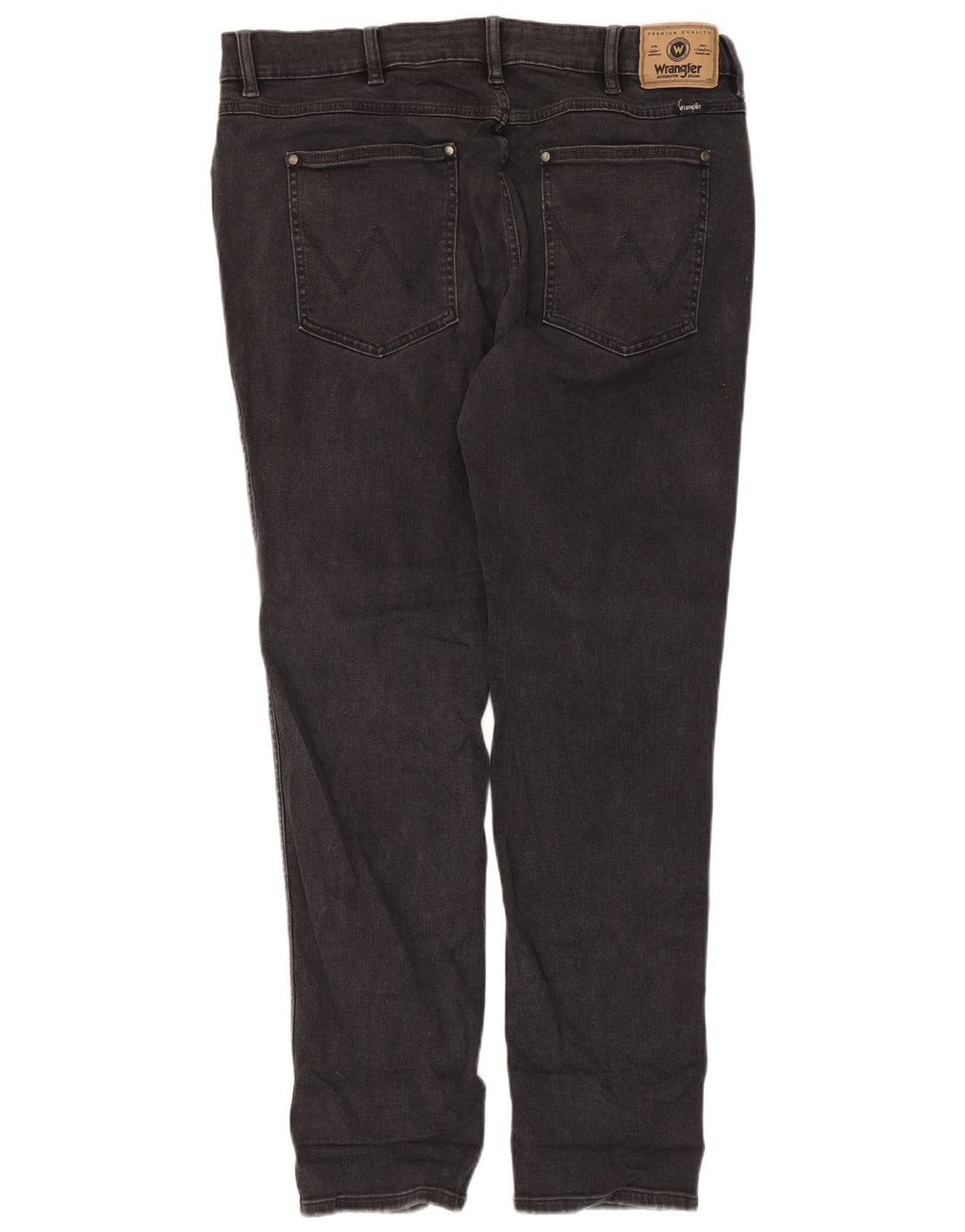 Wrangler Hombre Sid Slim Jeans W38 L29 Algodón Gris
