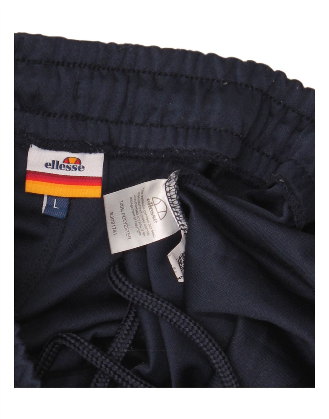 Ellesse Hombre Pantalón Chándal Grande Azul Marino Poliéster