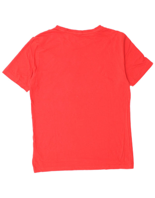 Puma Camiseta gráfica para hombre Top Small Red Cotton