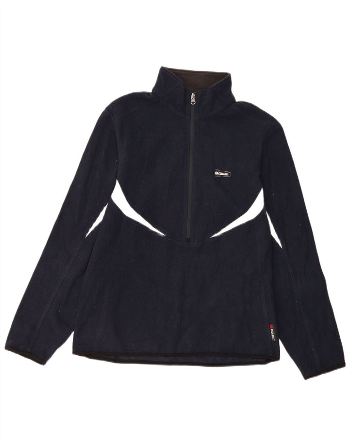 Colmar Hombre Polartec Zip Neck Fleece Jumper Medium Azul Marino Poliéster