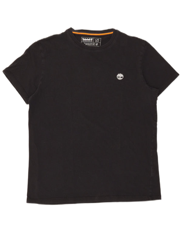 Timberland - Camiseta ajustada para hombre, talla grande, color negro