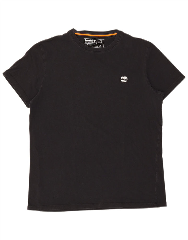 Timberland - Camiseta ajustada para hombre, talla grande, color negro