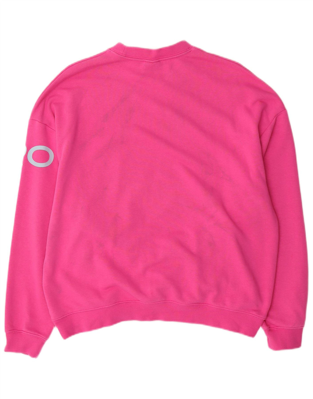 Nike - Sudadera extragrande con gráfico para mujer, talla 40, algodón rosa mediano