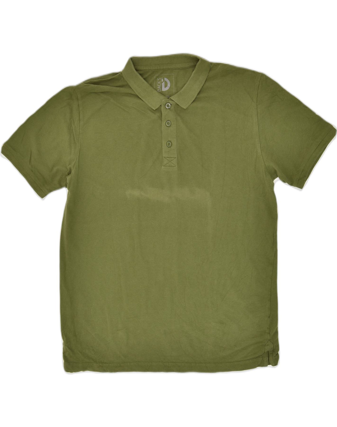 DACK'S Mens Polo Shirt XL Green Cotton | Vintage Dack's | Thrift | Second-Hand Dack's | Used Clothing | Messina Hembry 