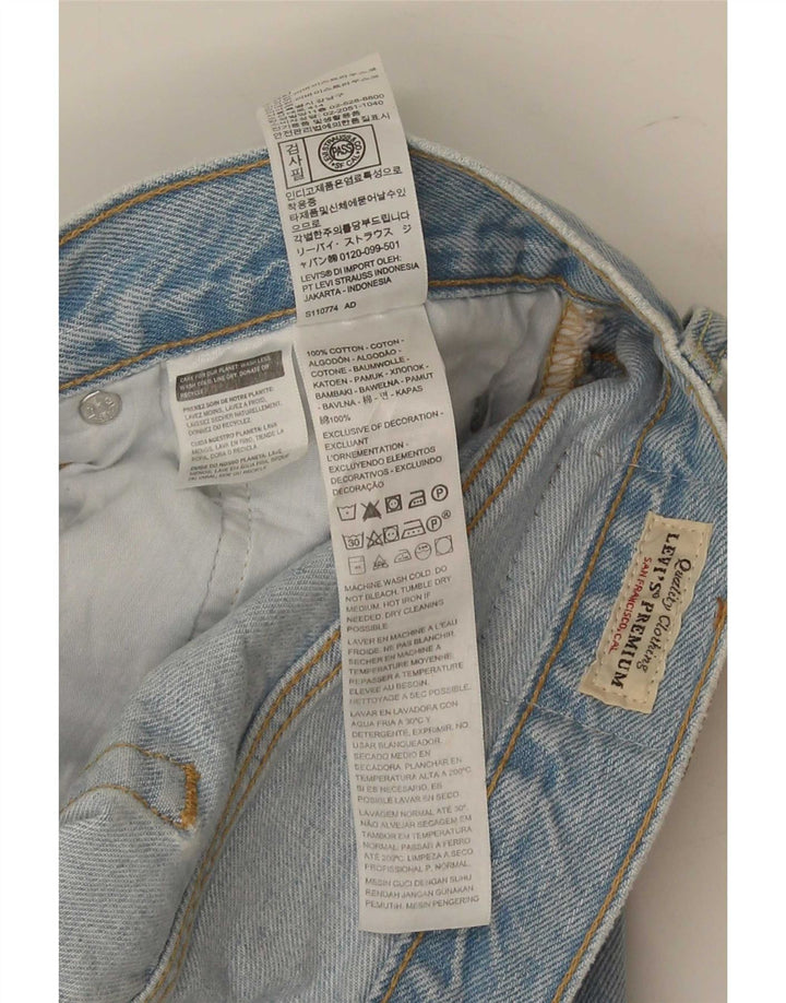 Levi's Hombre 501 Vaqueros Rectos W31 L30 Algodón Azul