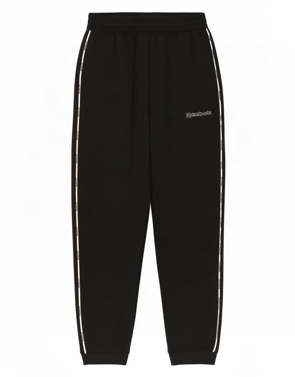 Reebok Mens Tracksuit Trousers Joggers Medium Black Cotton