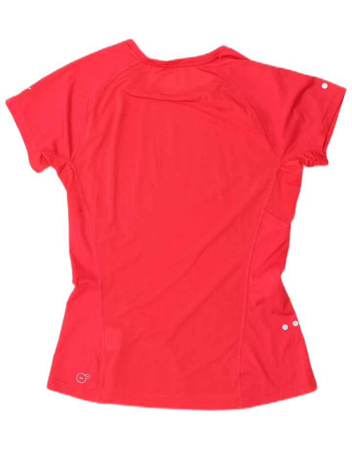 Puma Camiseta gráfica para mujer Top UK 10 Small Red Poliéster