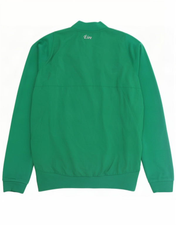 Umbro Hombre Irlanda Chándal Top Chaqueta Pequeña Verde Poliéster