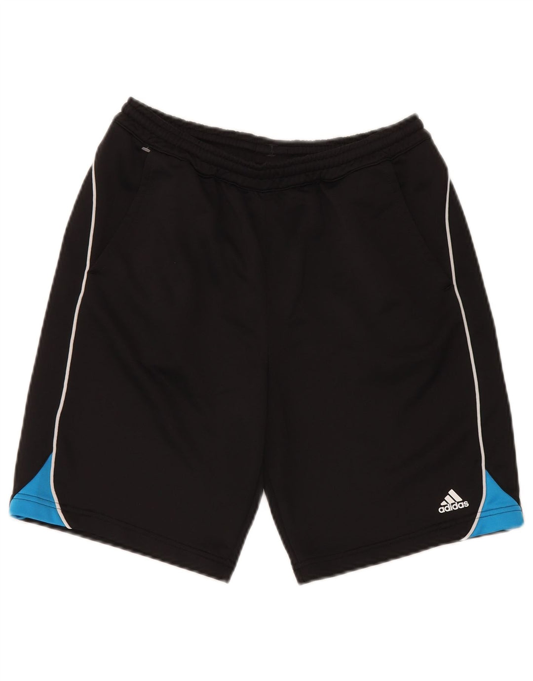 Adidas Pantalones cortos deportivos para niño 15-16 años Negro Colorblock Poliéster