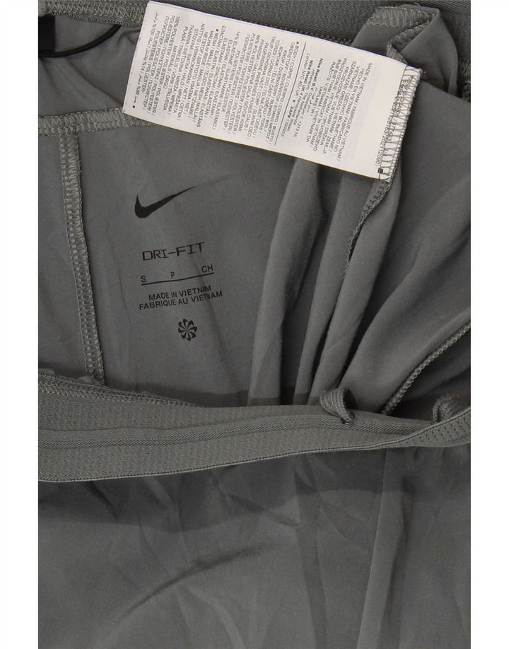Nike - Pantalones cortos deportivos Dri Fit para hombre, poliéster gris pequeño