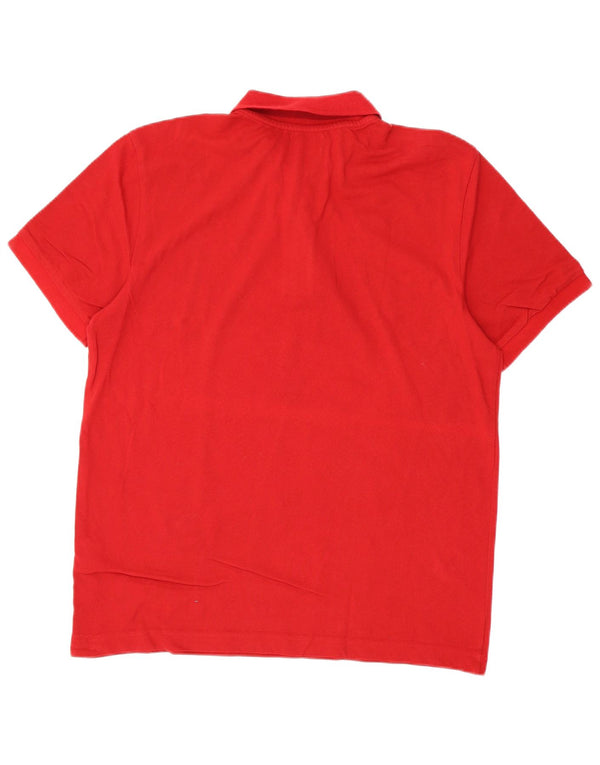 Kappa Polo Hombre XL Algodón Rojo