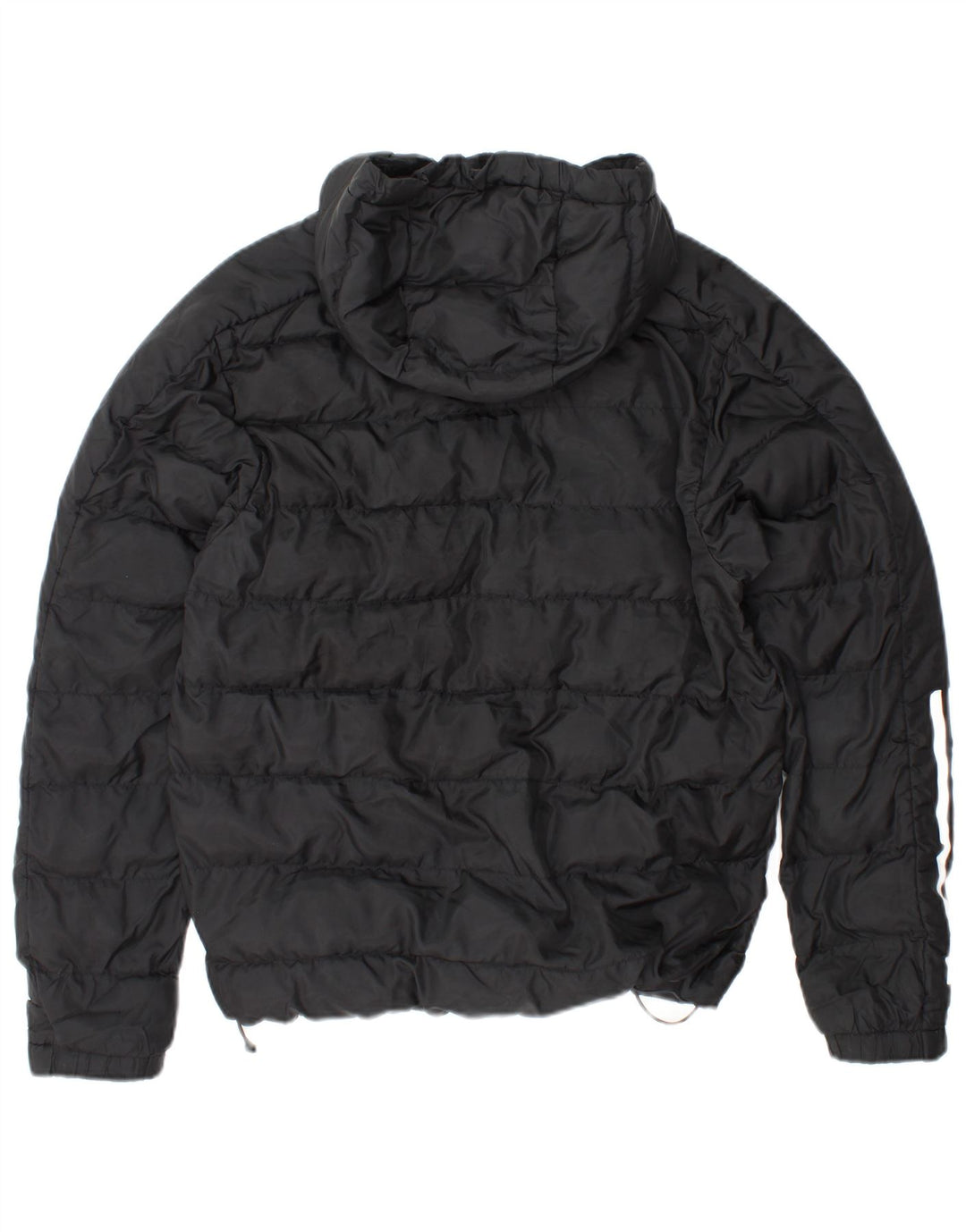 Adidas Chaqueta acolchada con capucha para hombre UK 36 Small Poliéster negro