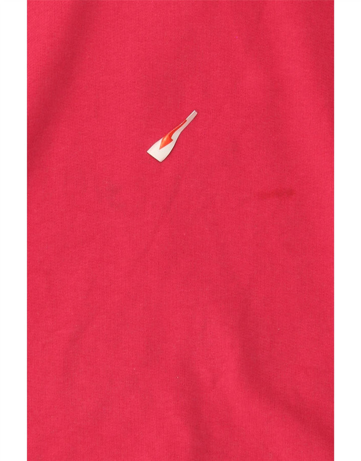 White Stuff Sudadera con cuello y cremallera para mujer, talla 42, algodón rosa mediano