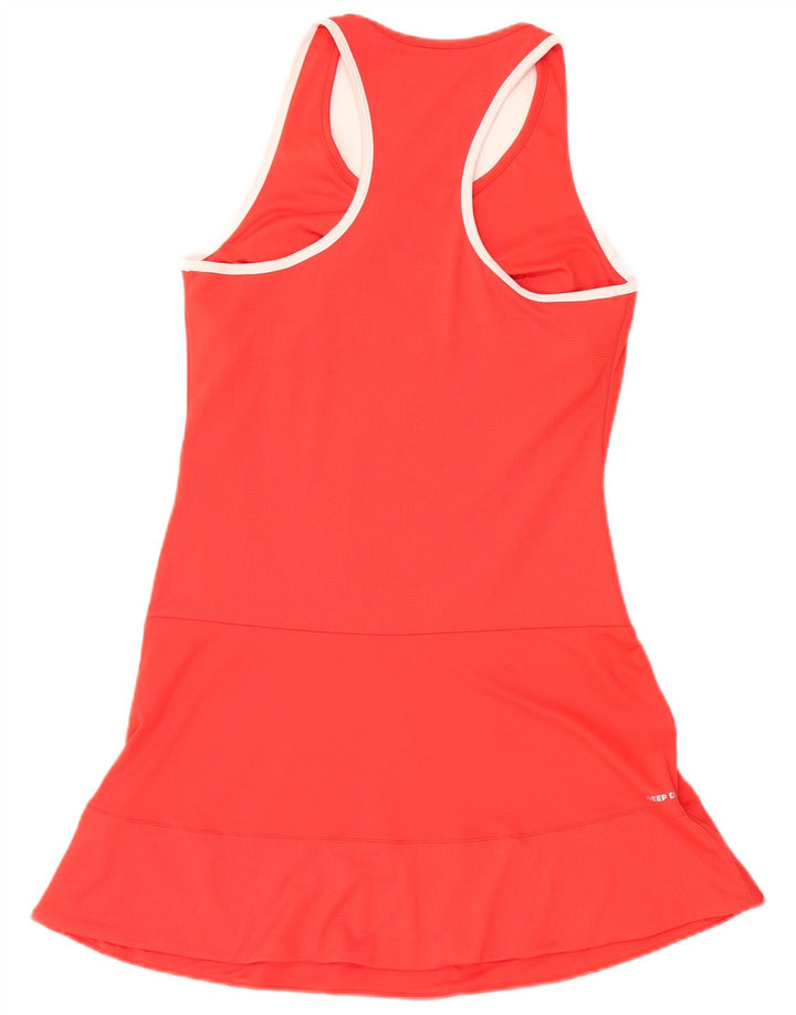 Vestido de tenis Lotto para mujer UK 42 Poliéster rojo mediano