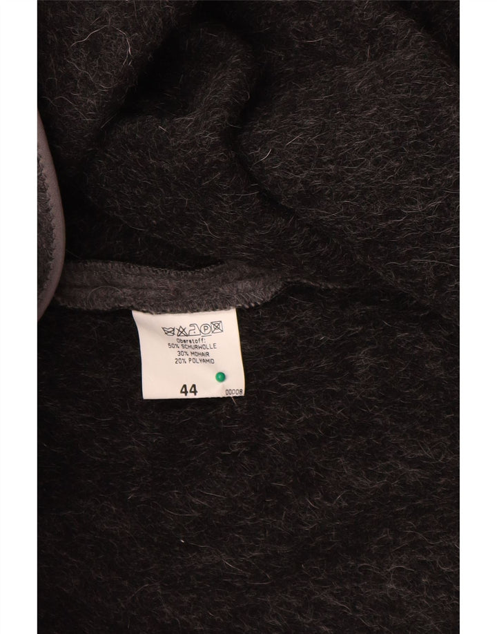 H.MOSER Abrigo Poncho para Mujer EU 44 XL Lana Gris