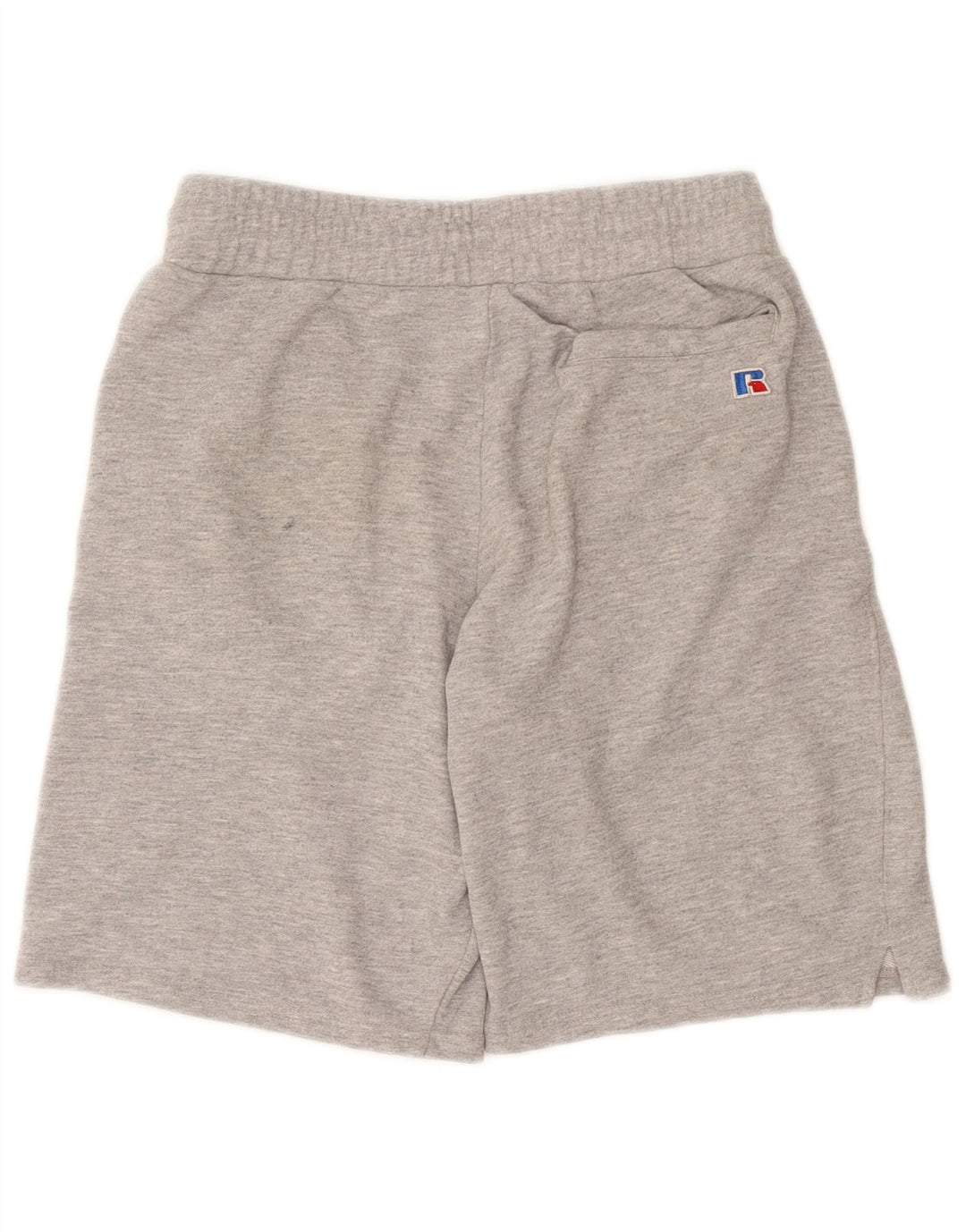 Russell Athletic Pantalones cortos deportivos para hombre de algodón moteado gris medio