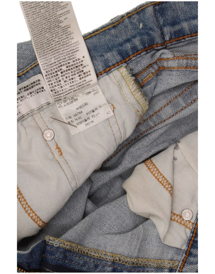 Levi's Vaqueros rectos ajustados 513 para hombre W30 L30 Algodón azul