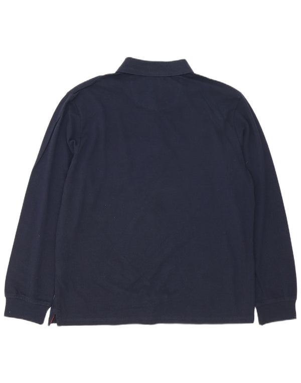 Asociación de Polo de EE. UU. Camisa Manga Larga Hombre XL Algodón Azul Marino